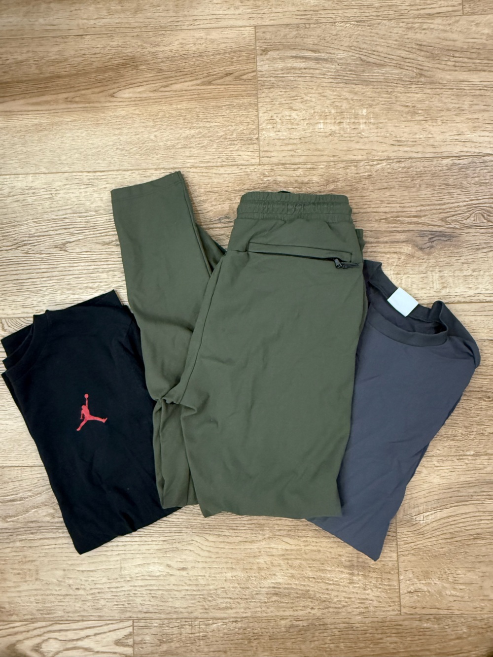 Mens Olive Green Jogger Bottoms